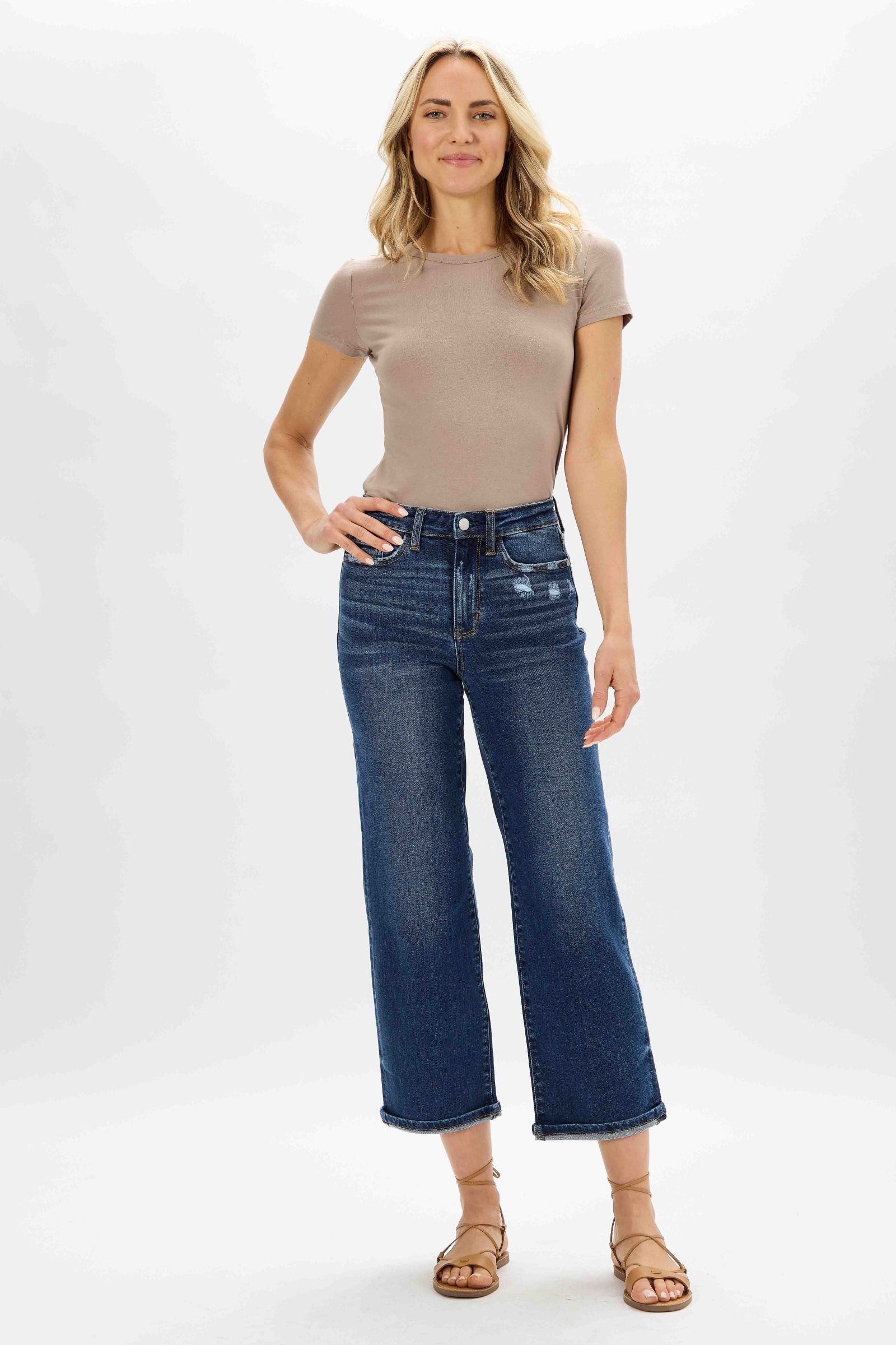 Judy Blue High Waist Wide Leg Jeans – Pecan Hill Boutique