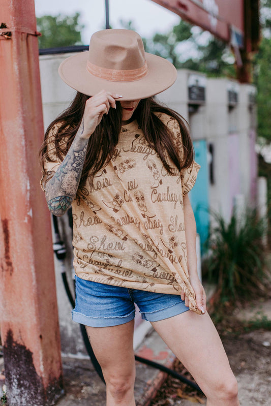 Roper Cowgirl Tee