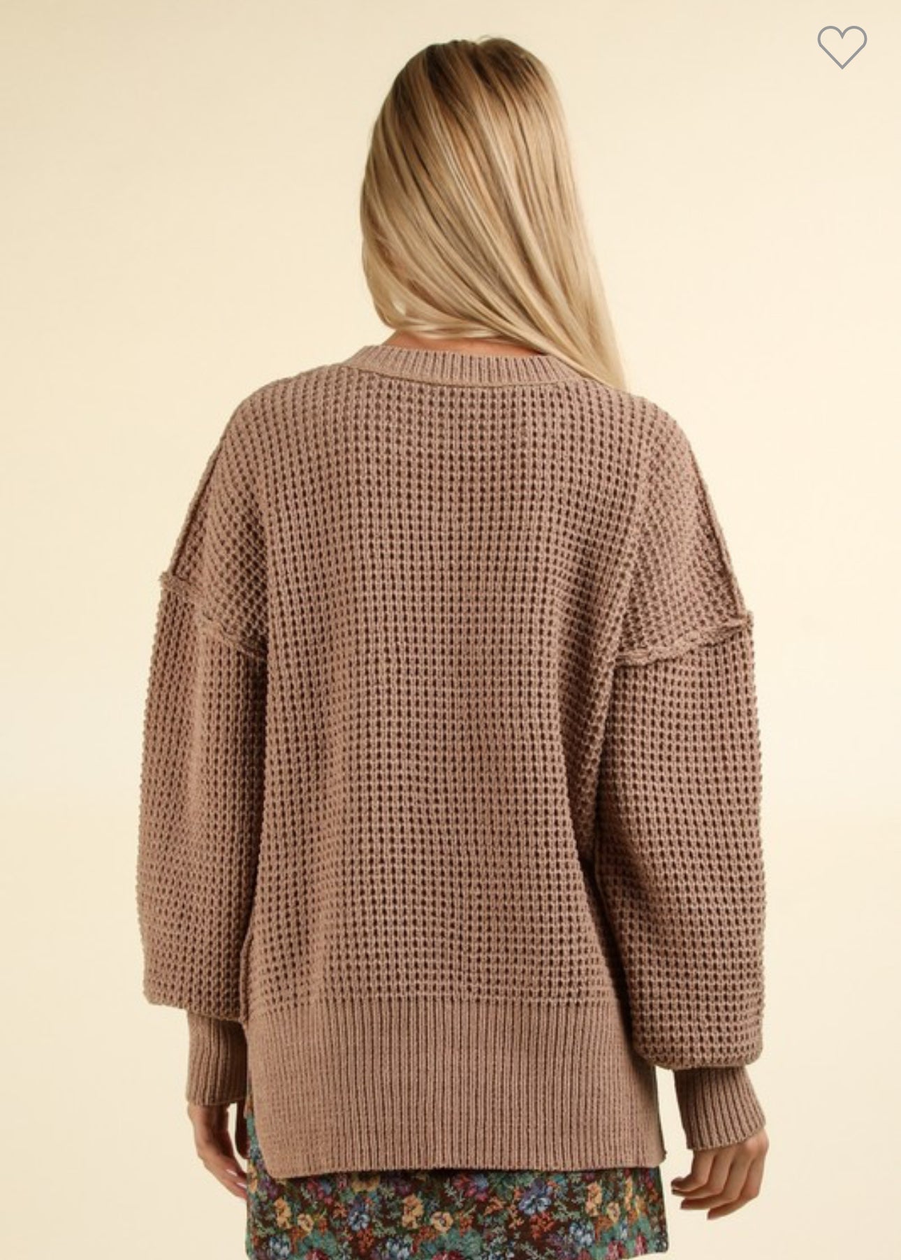 Taupe Soft Comfy Knit Sweater