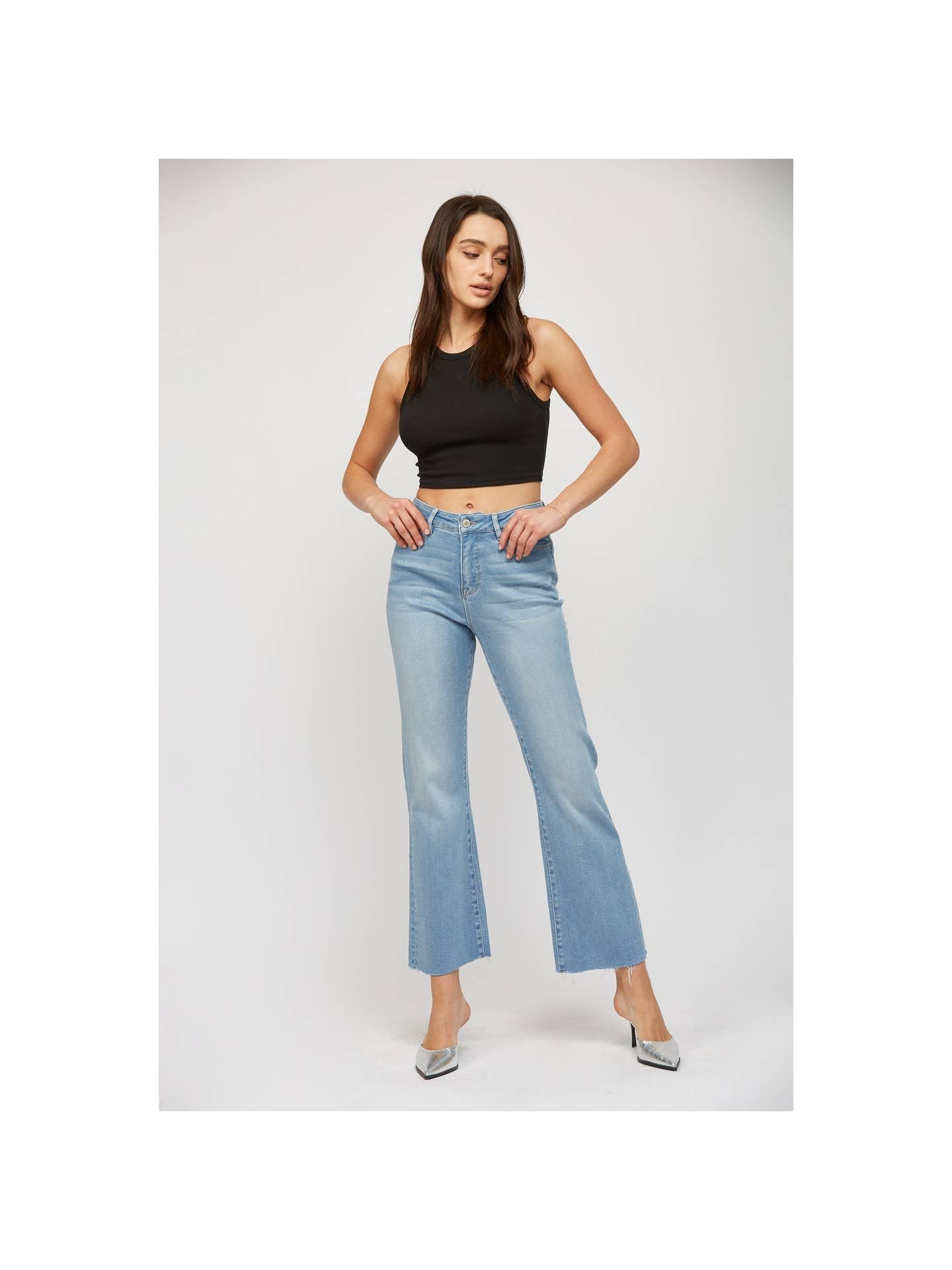 Mica High Rise Tummy Tuck Crop Flare Super Soft