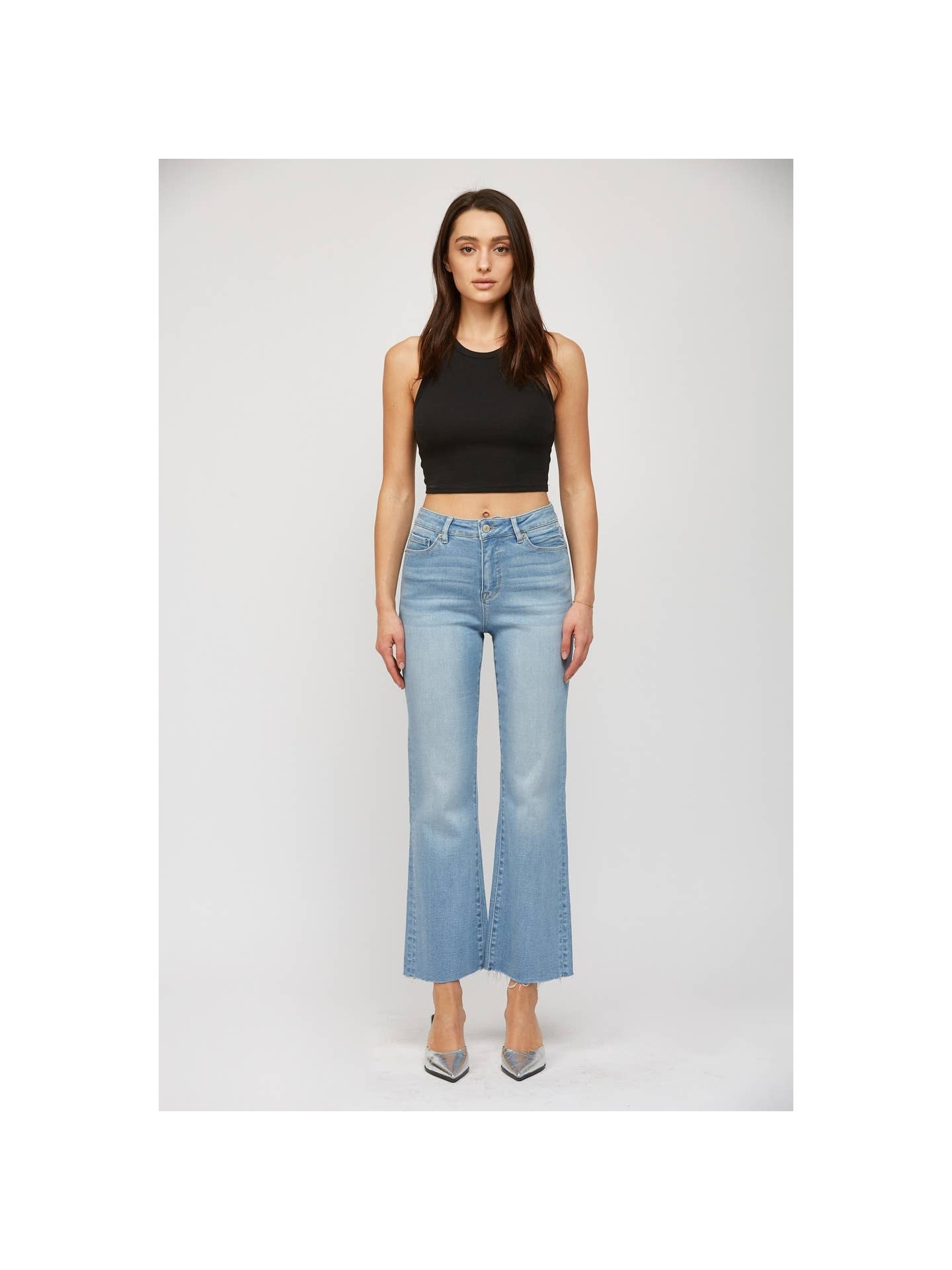 Mica High Rise Tummy Tuck Crop Flare Super Soft