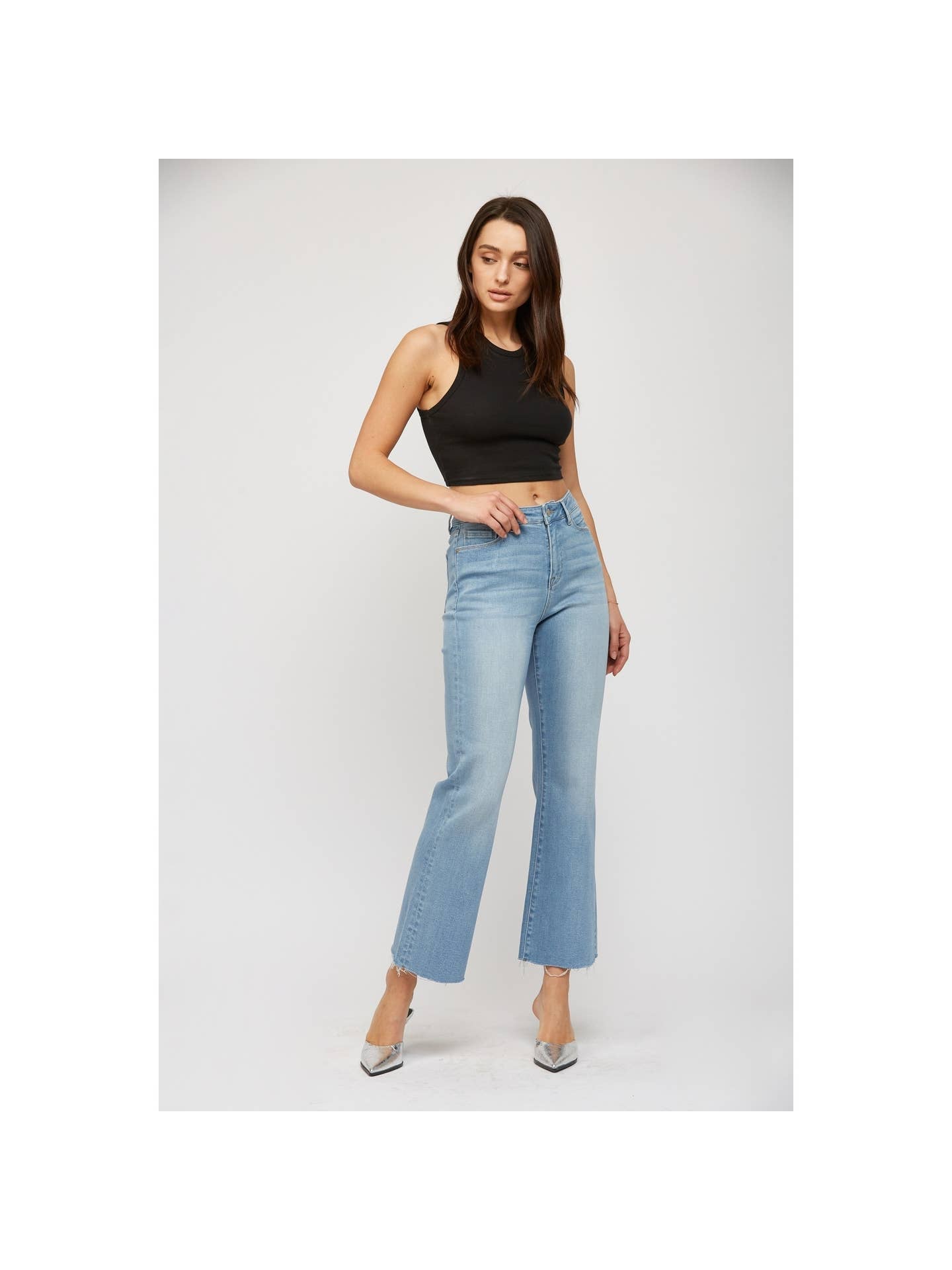 Mica High Rise Tummy Tuck Crop Flare Super Soft